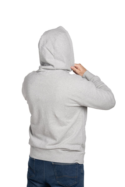 Unisex 100 % Premium Organic Cotton Gray Hoodie