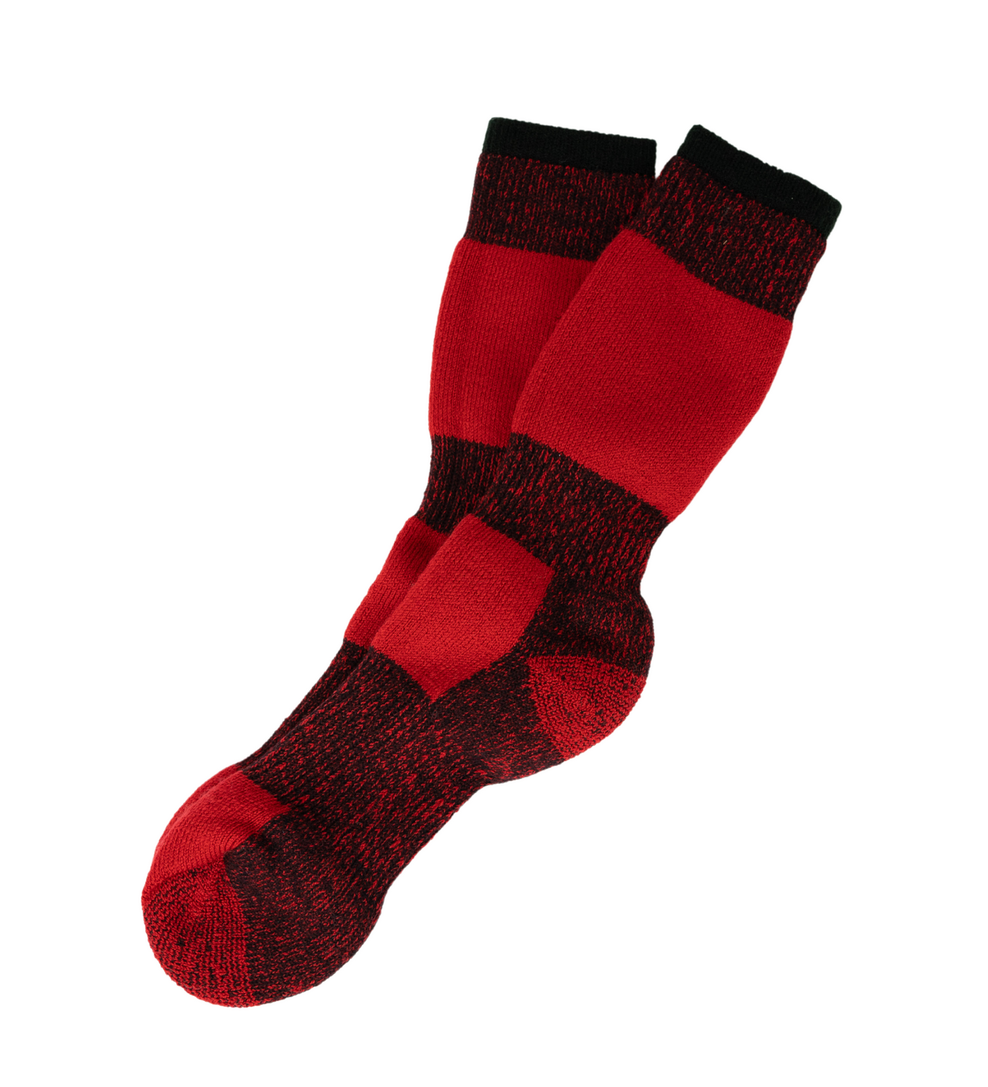 The Northern Beast merino wool socks -30C Rouge - Canada Beast - made in Canada- bear caps - casquette ours - casquette Canada